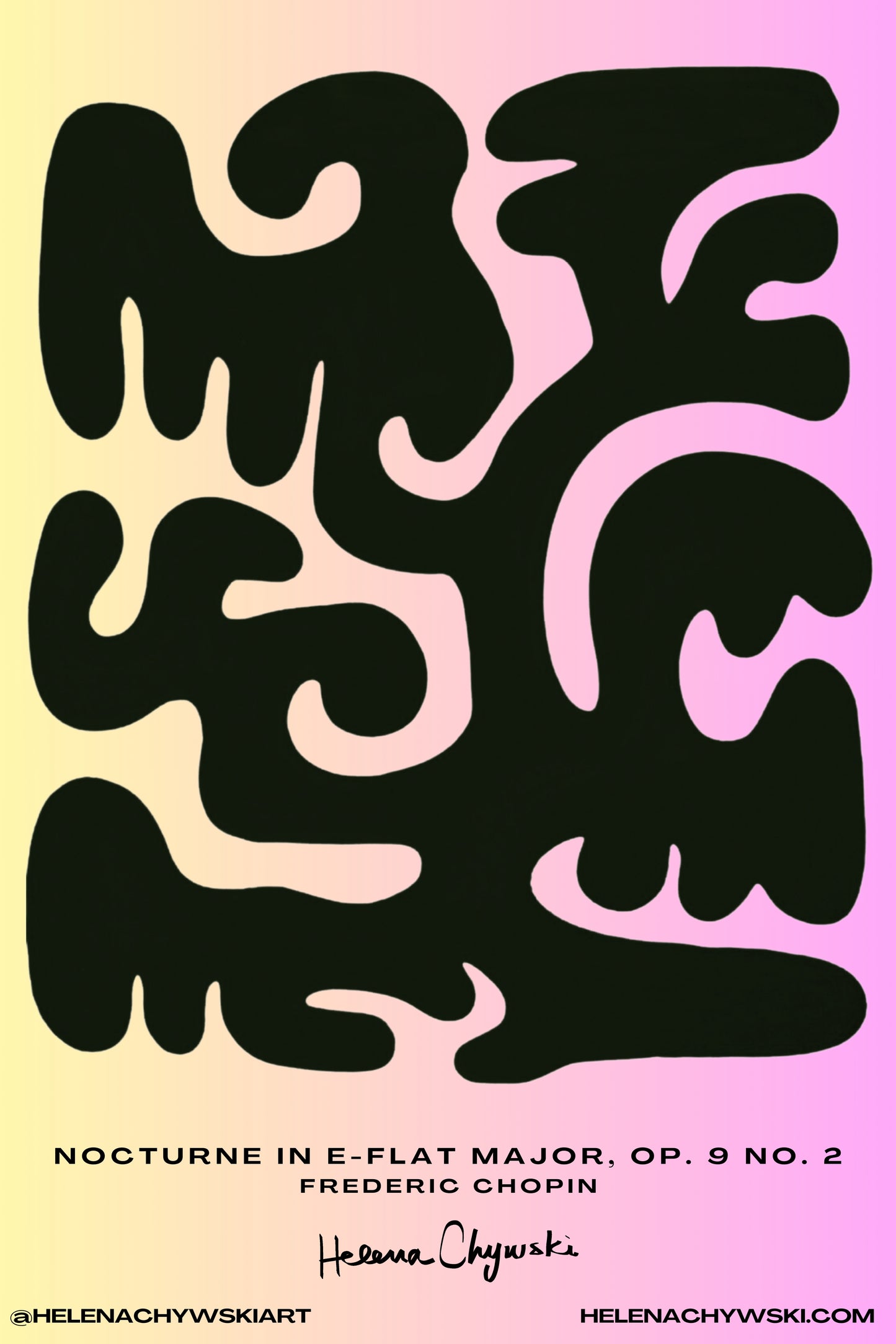 Nocturne In E-Flat Major, Op. 9 No.2 / 4 INCH STICKER