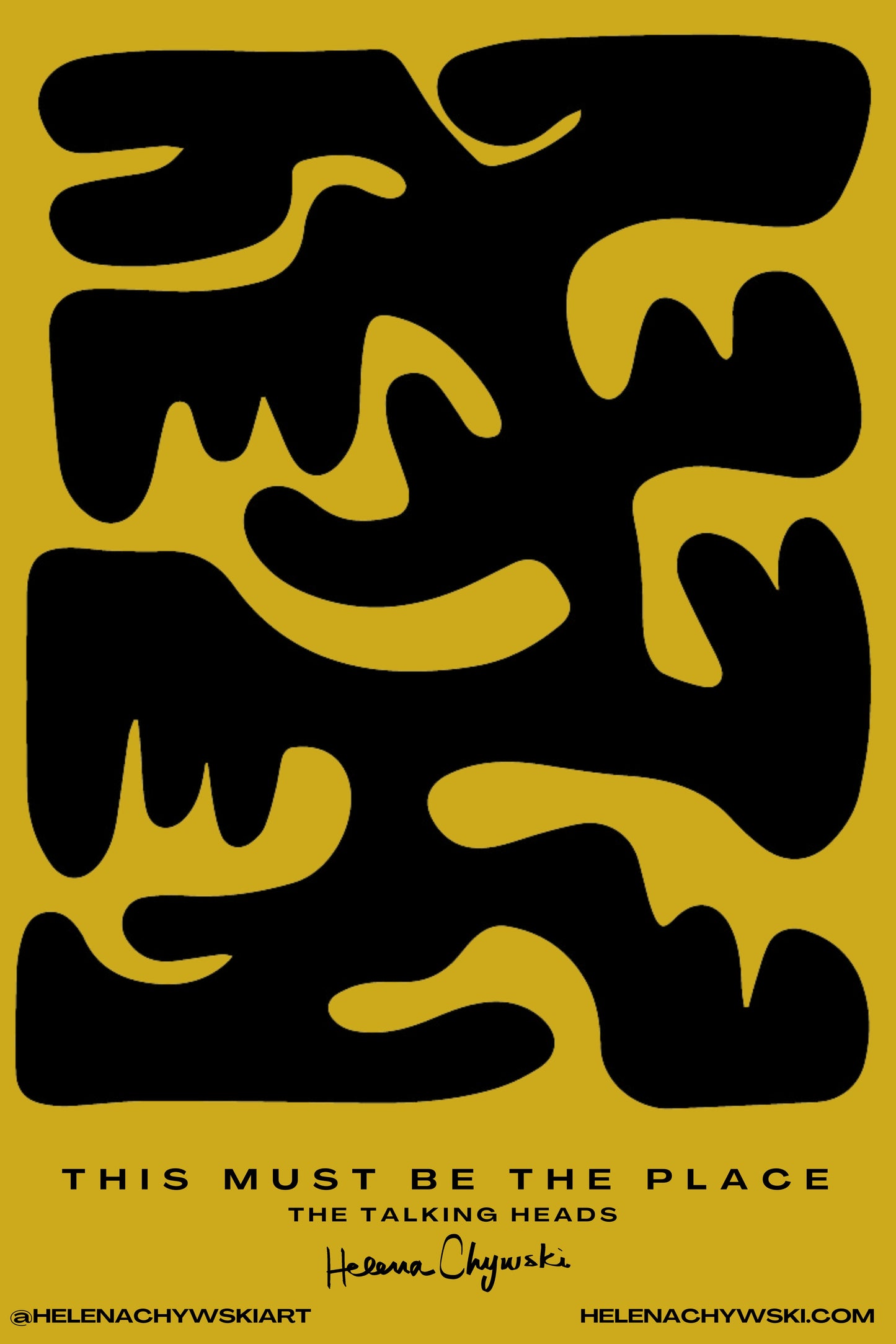 This Must Be The Place 4 INCH STICKER