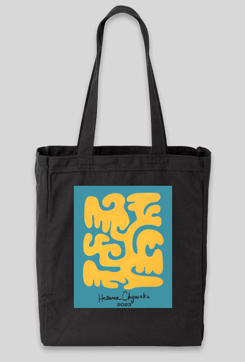 Nocturne In E Flat Major (Chopin) Tote Bag (BLACK)