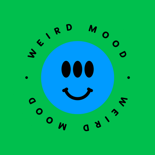 Weird Mood 4 INCH STICKER