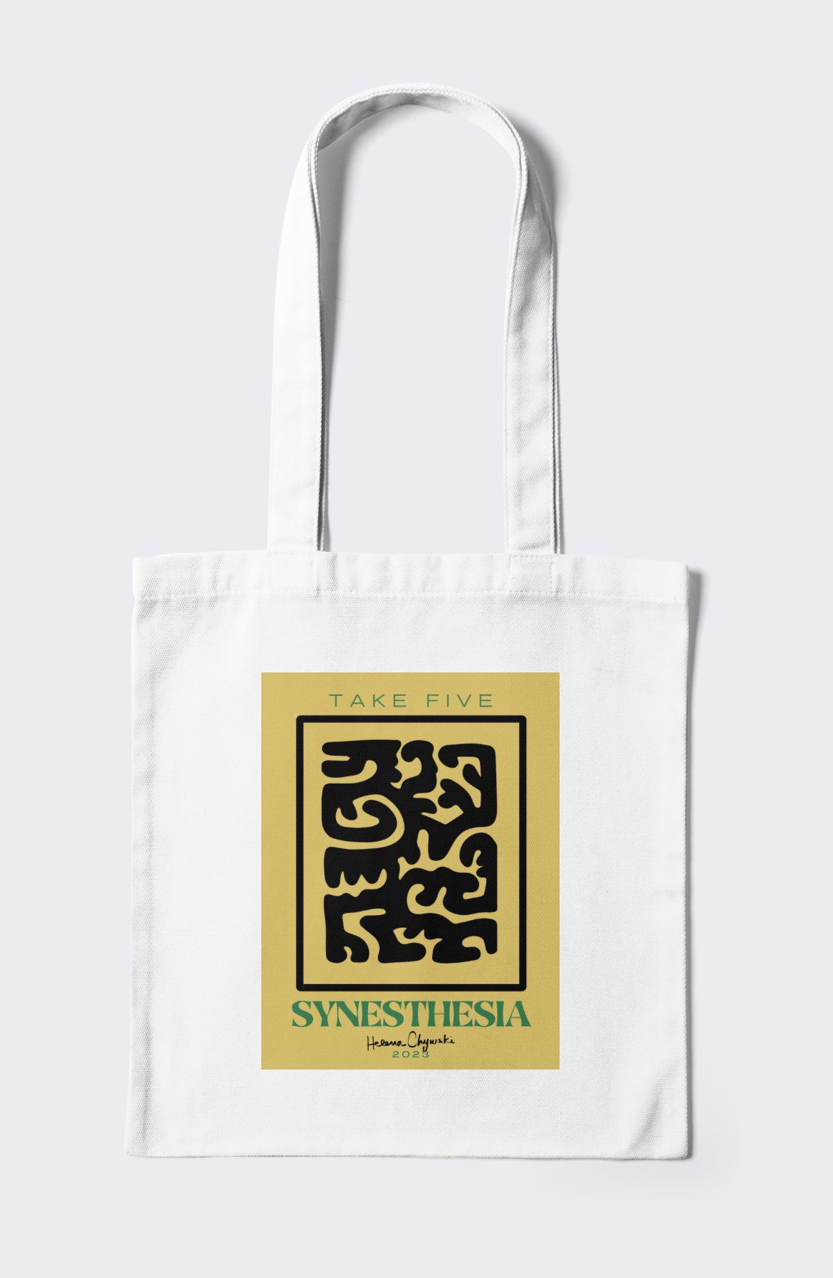 Take Five Tote Bag (WHITE)