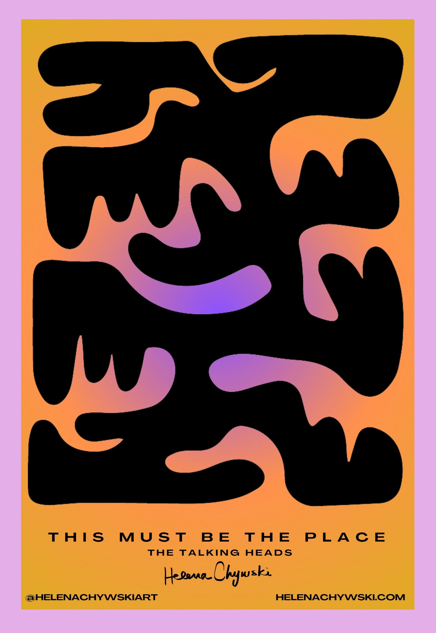 This Must Be The Place 4 INCH STICKER